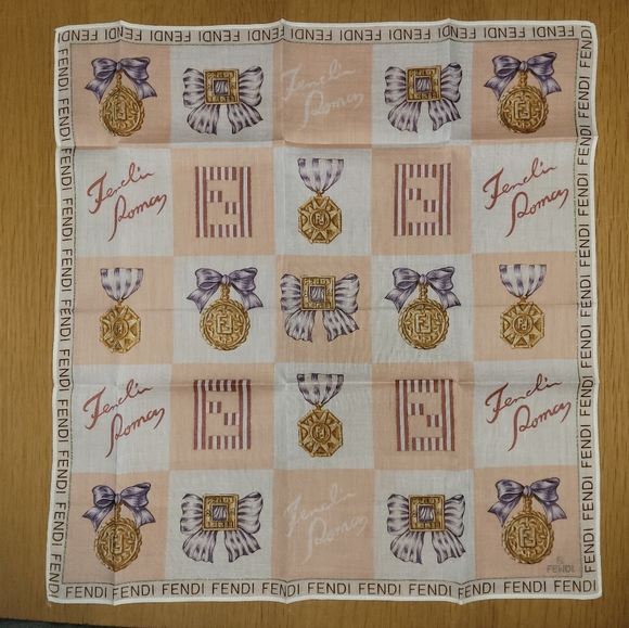 FENDI Vintage Handkerchief Scarf - Picture 2 of 10